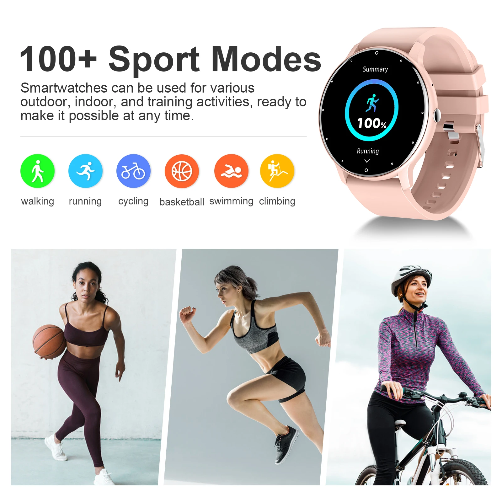 LIGE New Men Smart Watch Women Ultra Thin Body Waterproof Watches Sports Fitness Smartwatch Bluetooth Call Man For Xiaomi Huawei