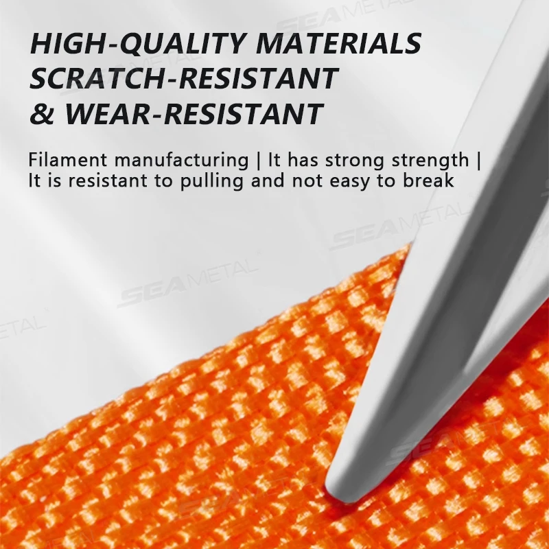 BLALION 3/4/6 متر حزام البضائع مع مشبك التعادل أسفل حزام دراجة نارية سيارة دراجة حبل للسحب قوي اسئلة تحديد حزام لحقيبة الأمتعة #5