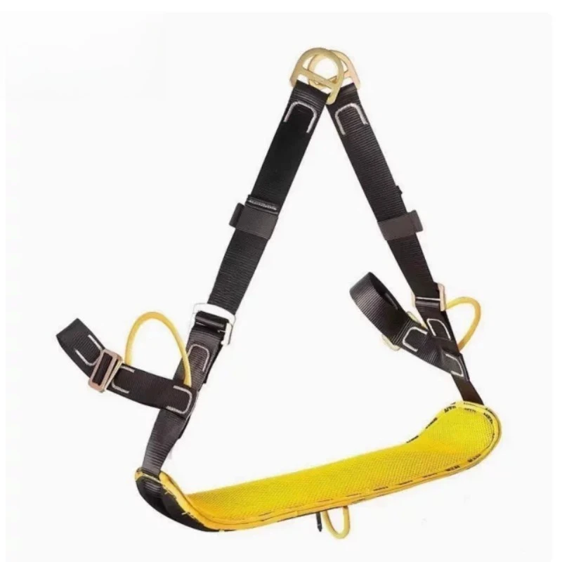 Full body seat belt five-point sling seat plate