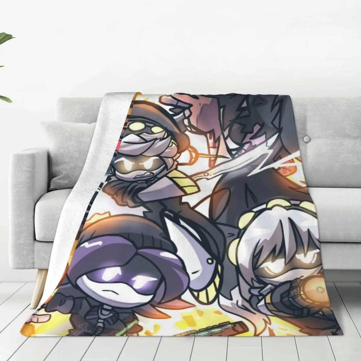 Murder Drones Blanket Sofa Bedroom Bed Home Office Nap Blanket Car Travel Picnic Blankets Gift