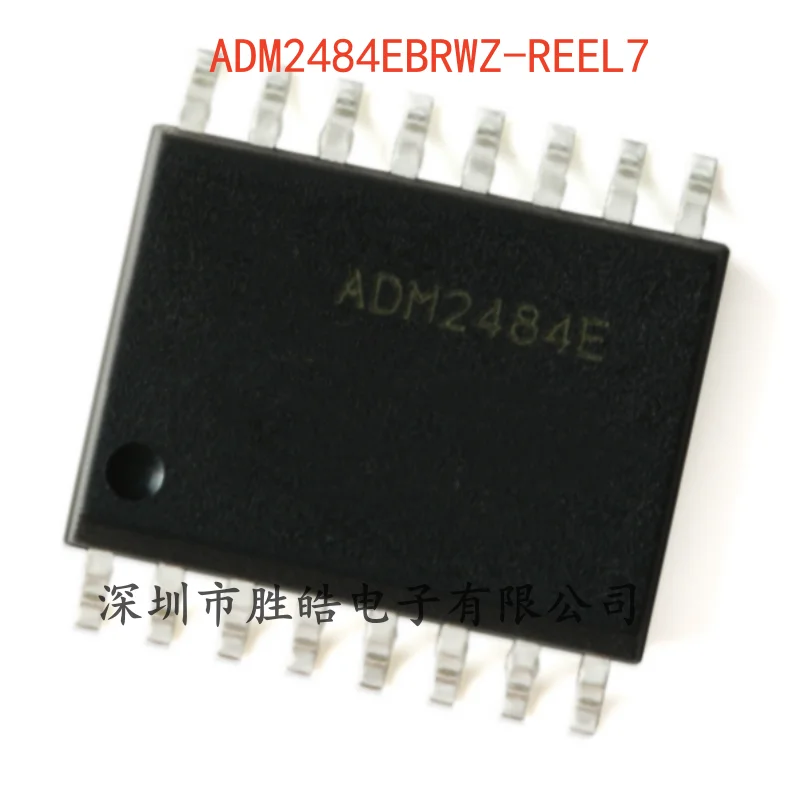 

(2PCS) NEW ADM2484EBRWZ-REEL7 Full / Half Duplex RS-485 Transceiver Chip SOIC-16 ADM2484EBRWZ Integrated Circuit