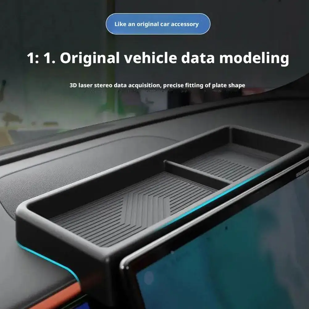 Organizzatore della console centrale per auto per BYD Seal 07 EV Accessori per console centrale per auto Dettagli interni Vassoio portaoggetti per interni auto