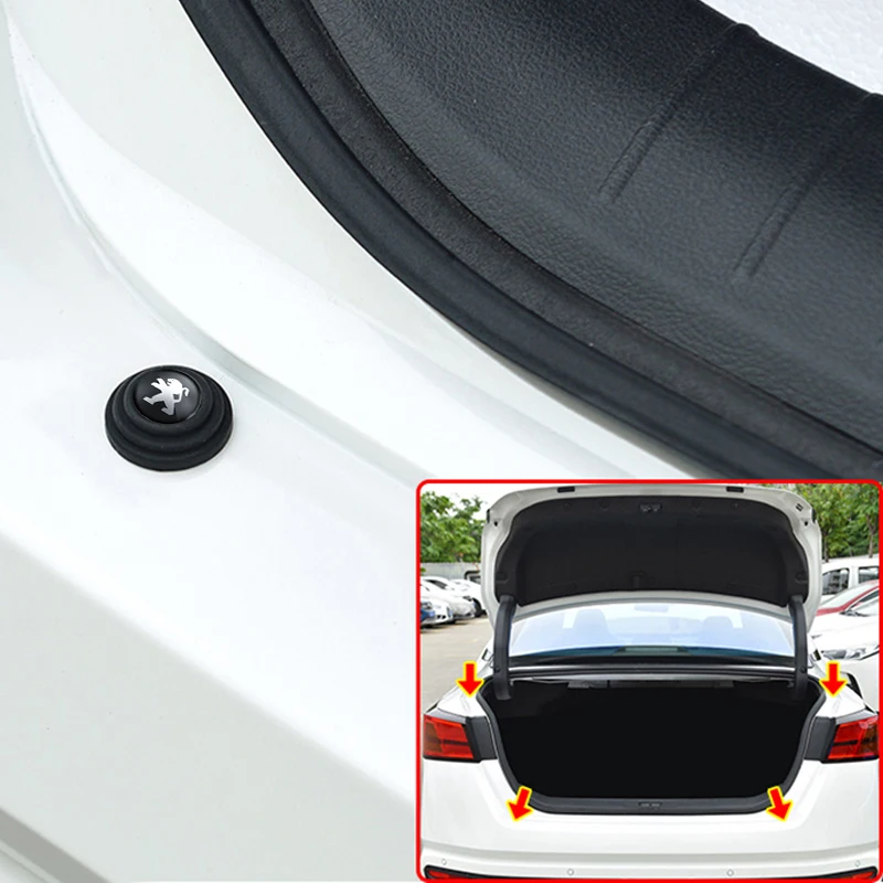 Autotür-Kofferraum-Stoßdämpfender Anti-Lärm-Aufkleber für Peugeot 206 408 307 208 407 508 3008 406 205 107 106 301 108 807 308 607 – Detail 10