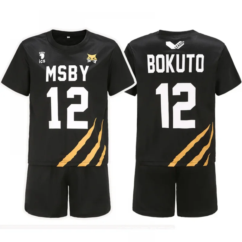 Anime Miya Atsumu Cosplay Jersey Msby Black Jackal Cosplay T-Shirt with Pants Sport Suits Halloween Carnival Party Suit