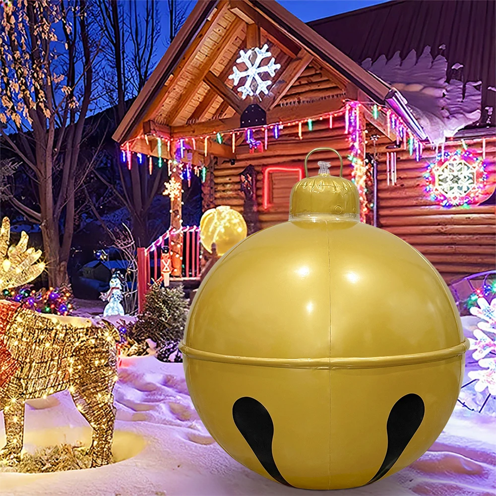 1 قطعة نفخ عيد الميلاد الملونة قصب سميكة لعبة PVC للزينة في الهواء الطلق عطلة لعبة عيد الميلاد السنة الجديدة