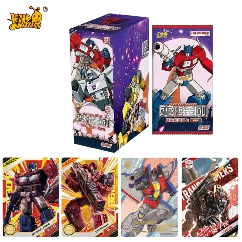 

KAYOU Genuine Transformers Cards Cybertron Collector's Card Leader Edition Optimus Prime Anime Peripheral Cards Kids Toys Gifts