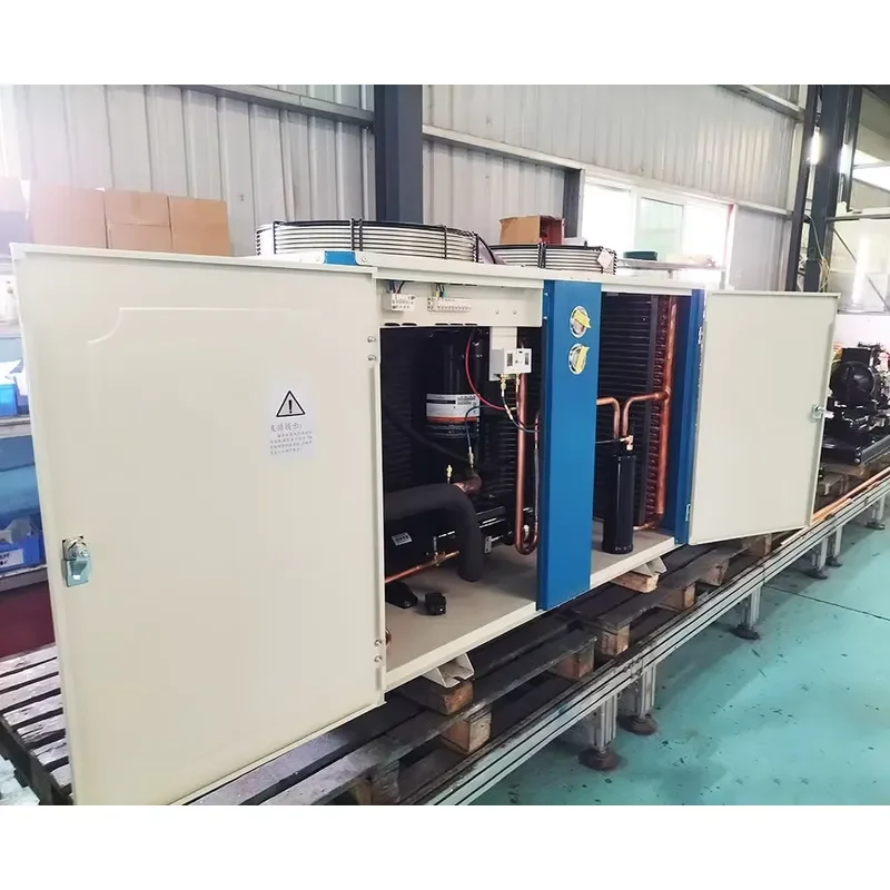 Long Service Life Energy Saving Copeland Eco-Friendly R-404A Refrigerant 7HP 9HP 11HP U Type Air Cooled Condensing Unit
