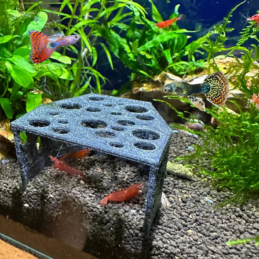 

Shrimp Breeding Protector | Shrimp Breeding Cave Aquarium Tunnel Play AndRest Fish Tank Ornaments