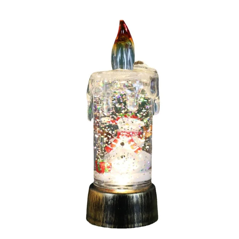 Мини-Рождественские светодиодные гирлянды, водонепроницаемые, на батарейках, для наружного двора, Рождественская елка, венок, декор