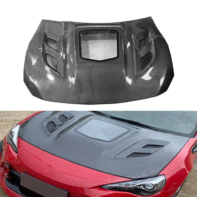 GT 86 Carbon Fiber Front Front Engine Clear Hood Bonnet Vente For Toyota GT86 Subaru BRZ 2013-2019