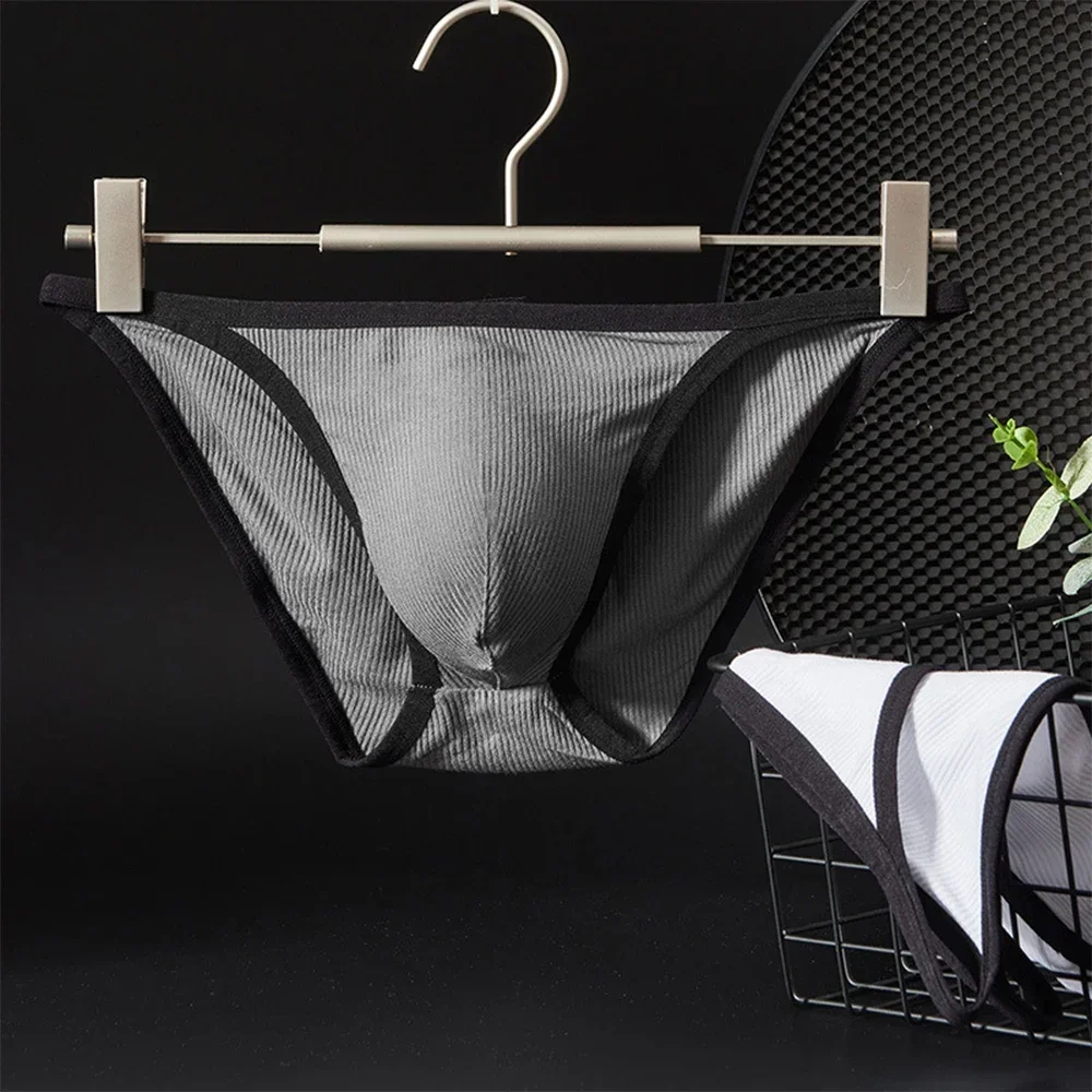 

Panties For Men Low Waist Threaded Modal Sexy Panties Sissy U Convex Pouch Briefs Stretch Underwear Comfortable Underpants