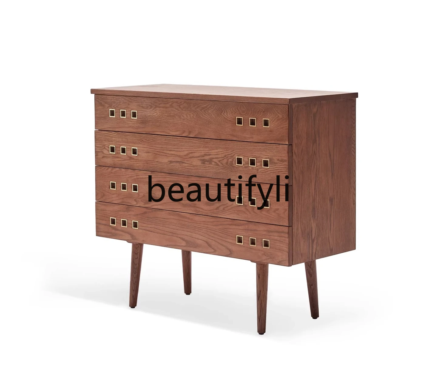 

Holiday style, chest/medieval side cabinet, Nordic entrance cabinet, original design living room storage