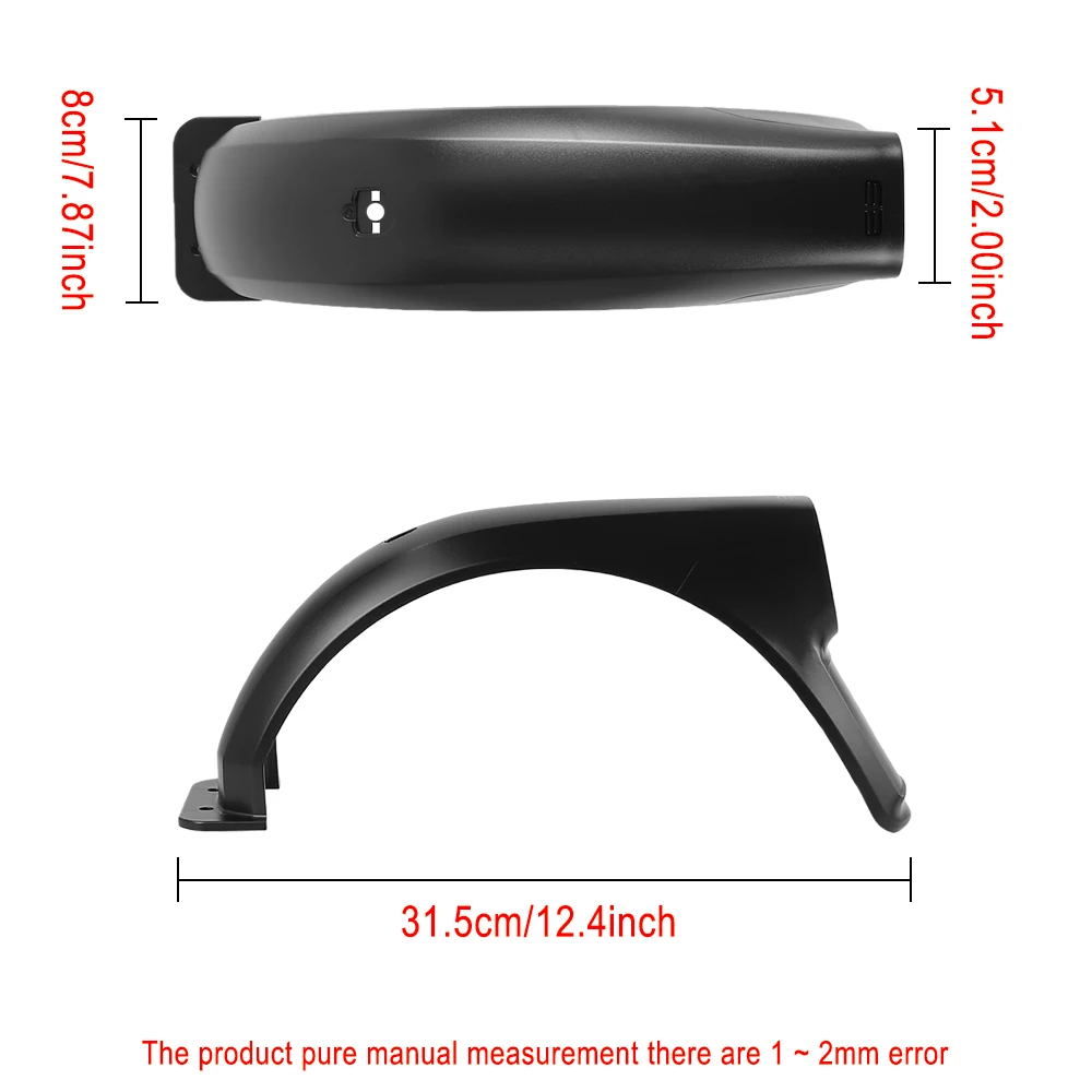 Rücklicht-Halterung Spritzschutzblech Wasserabweiser für Segway E3 E3 Pro Elektroroller Schutzblechhalterung Zubehör – Detail 15