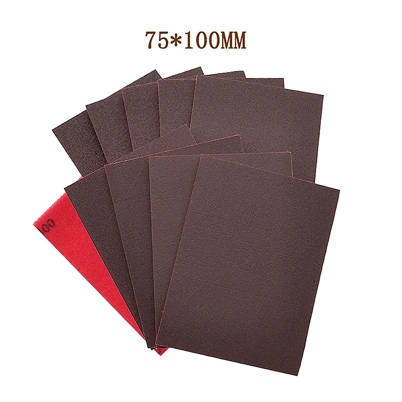 

Набор из 10 шт. ультратонких губок для влажной и сухой шлифовки 75*100 мм, разная зернистость 120-3000, моющиеся, многоразовые, для полировки абразивных инструментов