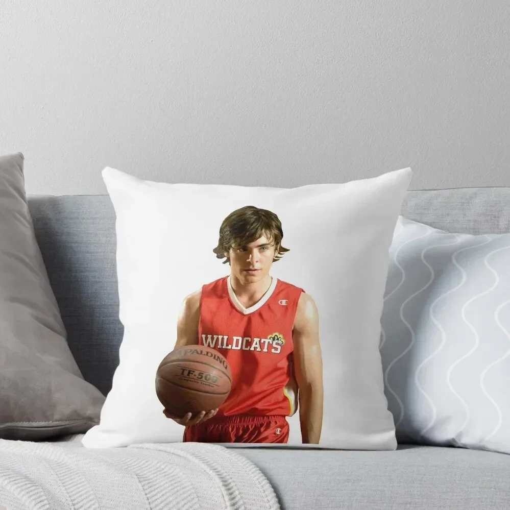 troy bolton Throw Pillow Christmas Pillows Embroidered Cushion Cover luxury decor Cushion Child pillow