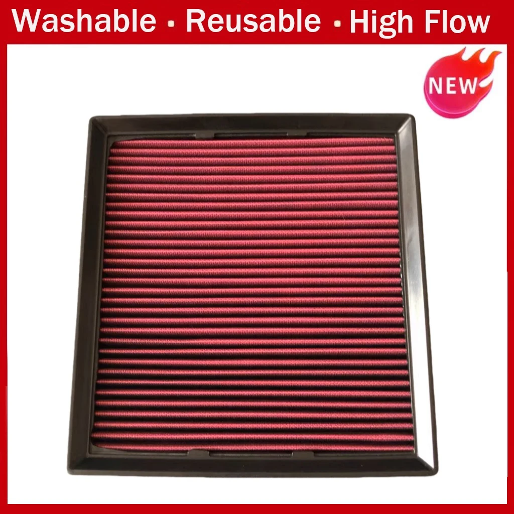Filtro de ar de alto fluxo para carro, para buick (sgm) gl8 es avenir gl8 s 2.0t 652t 2.5l 26673021 26280629 lavável e reutilizável