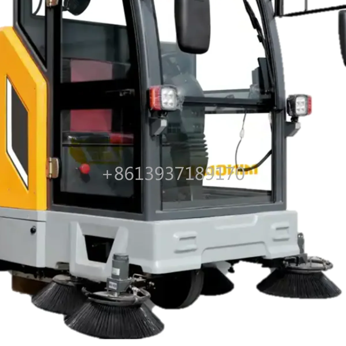 Industrial Road Sweeper Machine Electric Street Vacuum Cleaner Street Cleaning Machine