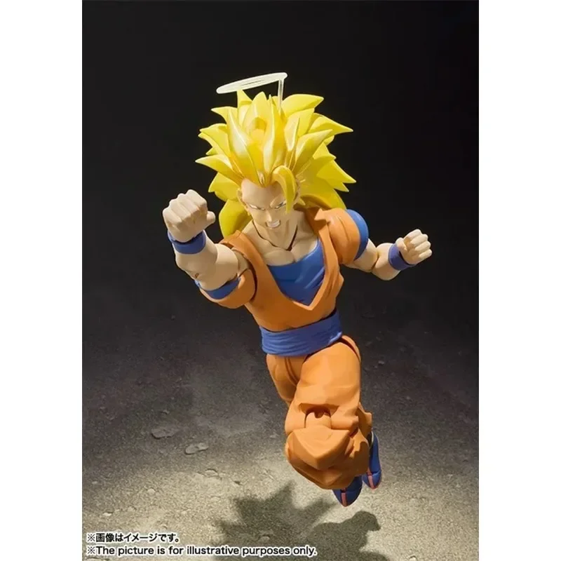 En Stock Bandai Dragon Ball S.H.Figuarts SHF Super Saiyan 3 SSJ3 Son Goku Anime figuras de acción PVC modelo juguetes coleccionables regalos