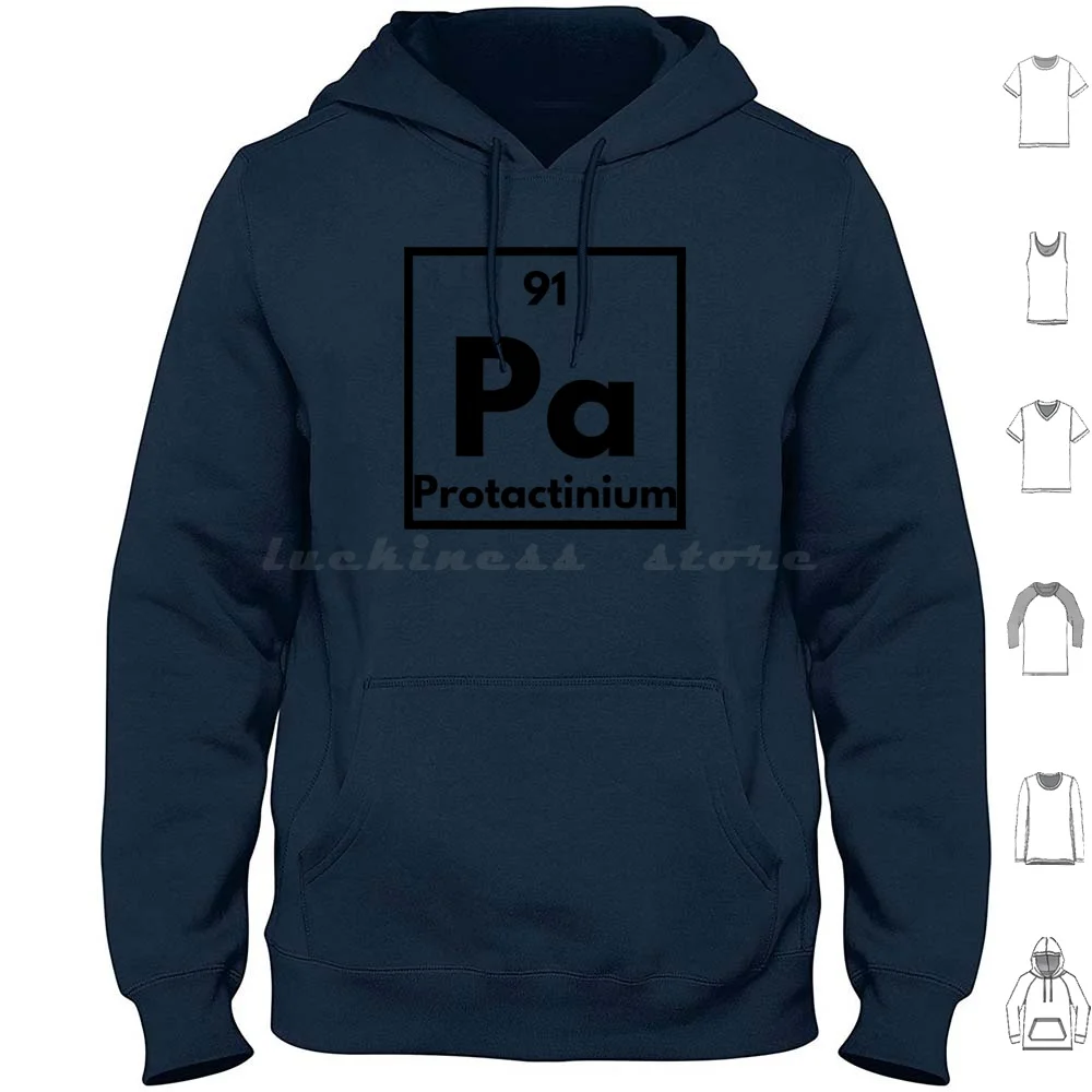 

Periodic Table Number 91 Pa Protactinium Hoodies Long Sleeve Periodic Table Of Table Of Atomic Number 91 Ninety One Pa