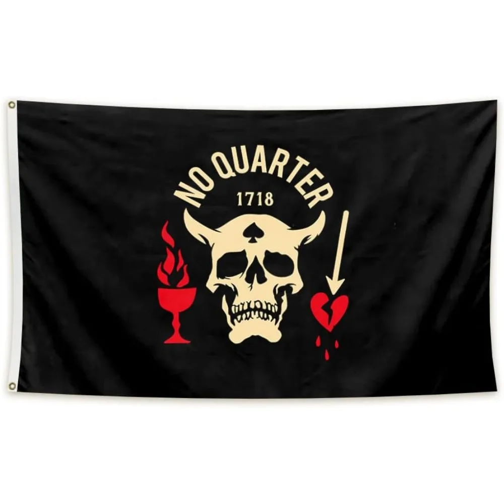 Pirate Skull Head Digital printing polyester wall hanging tapestry decorative Living room bedrooms Office background gift
