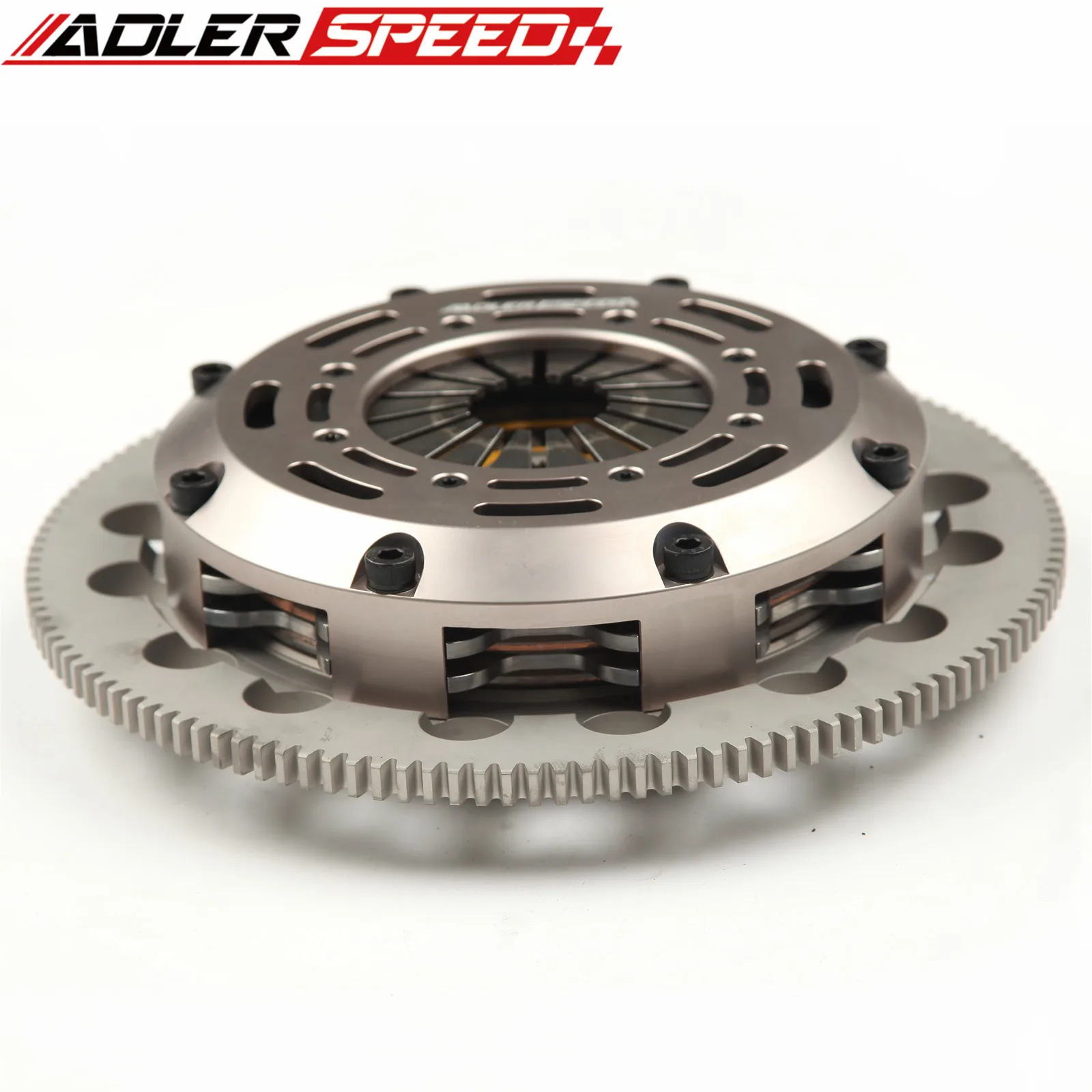 

ADLERSPEED Sprung Clutch Twin Disc Kit & Flywheel For 2000-2006 AUDI TT QUATTRO 1.8T fits both 5 and 6-speed Medium