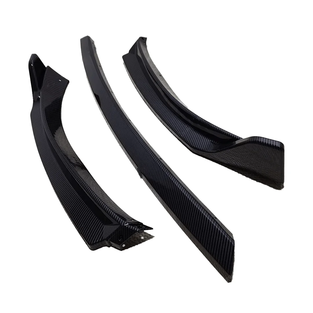 For VW Golf 6 MK6 2008-2012 Fighting Style ABS Front Bumper Lip Splitter Diffuser Car Exterior Styling Upgrade Parts