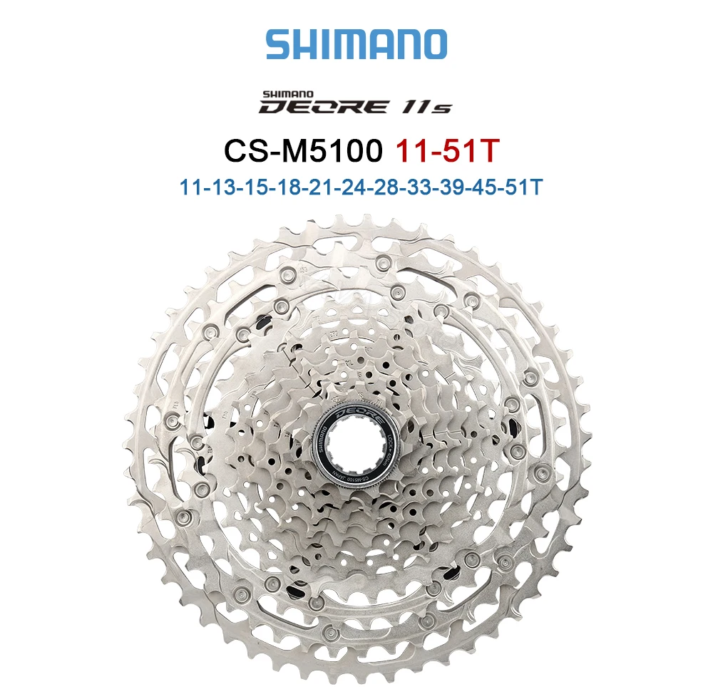 Sonnenschein MTB Kassette Shimano Deore M5100 11 Geschwindigkeit 52t 50t 46t 42t Mountainbike 11V K7 42T 51T 11 s Kettenrad Fahrrad Ratsche – Detail 6