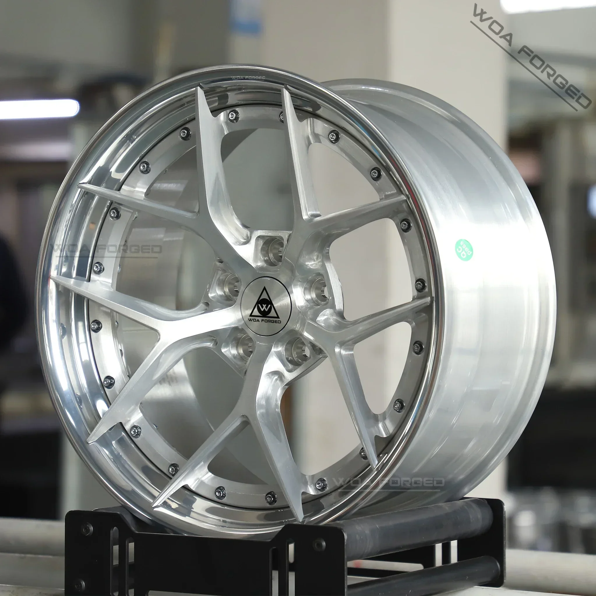 

S101SC 6061-T6 OEM Custom Forged 2 3 Piece Aluminum Alloy Wheel Rims Polished Brushed Silver 5x112 5x114.3 5x120 5x130 5x108