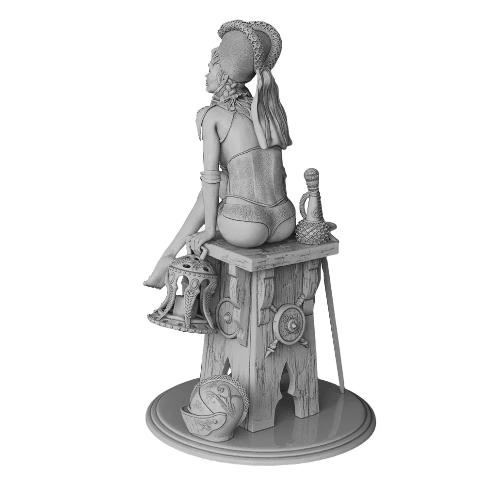 Vanessa-Kit Modelo Resina Miniatura, Plástico Sem Pintura, Anime Figure, A584, 1:16