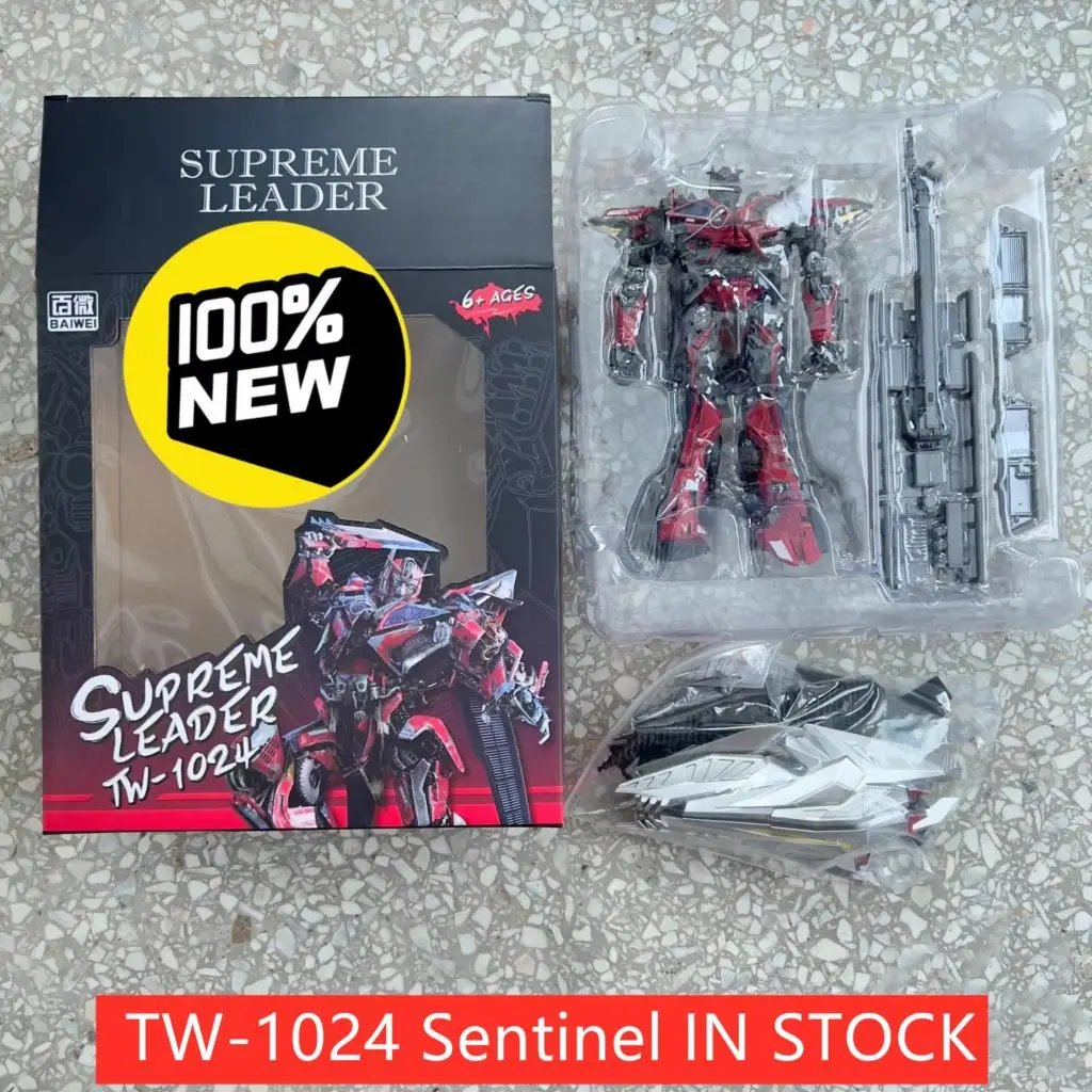 Transformation TW-1024 TW-1024A Sentinel TW1024A Transparent TW1024 KO SS Movie Robot Action Figure IN STOCK