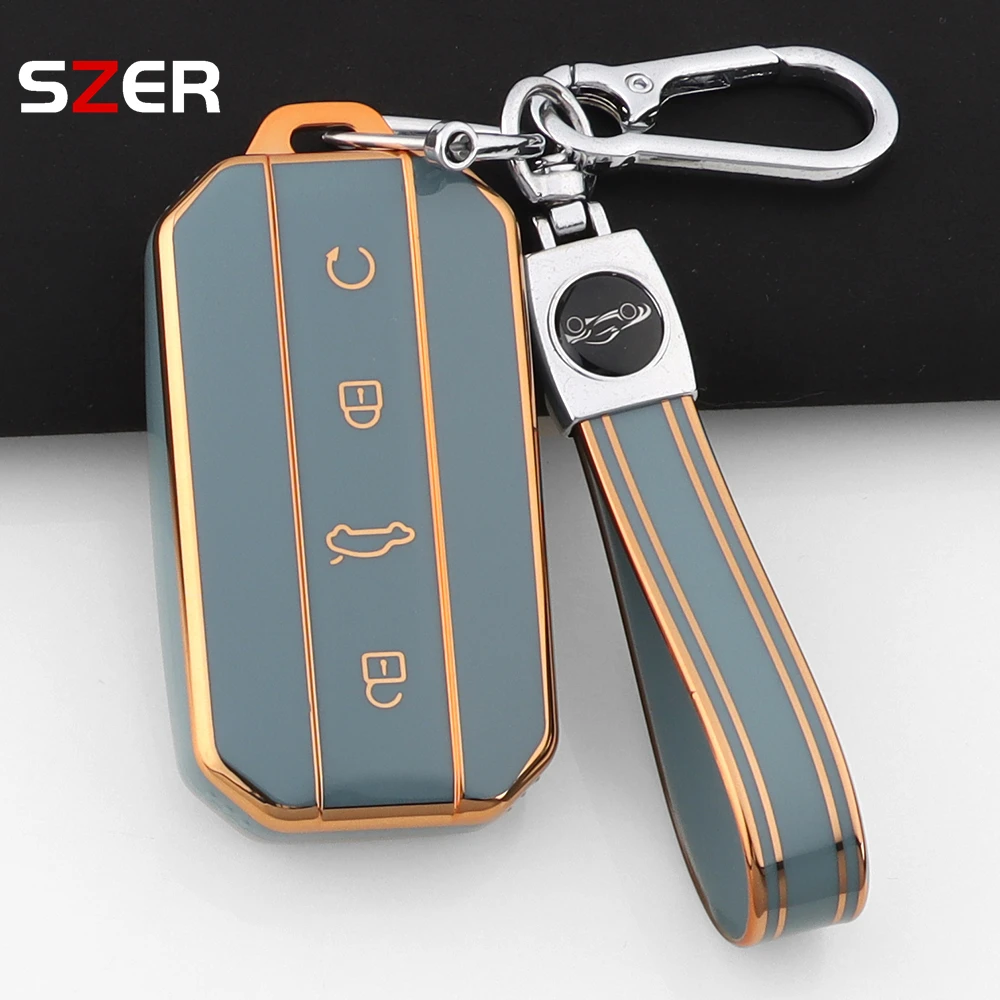 Étui de protection tendance en TPU pour clé de voiture Chery Jaecoo J7 J5 7 5, coque de télécommande, porte-clés, accessoires