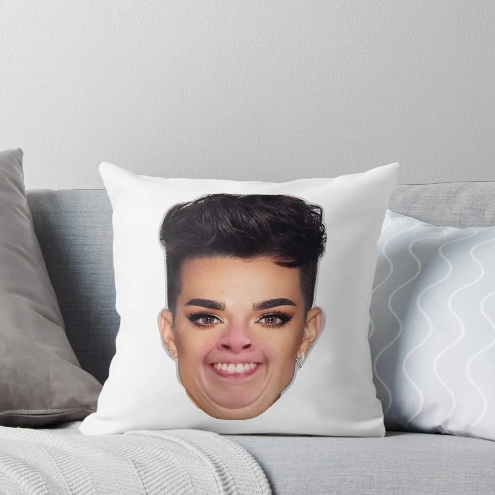 

James Charles Meme Throw Pillow Cushions For Decorative Sofa Pillowcases For Pillows Decorative Cushion pillow