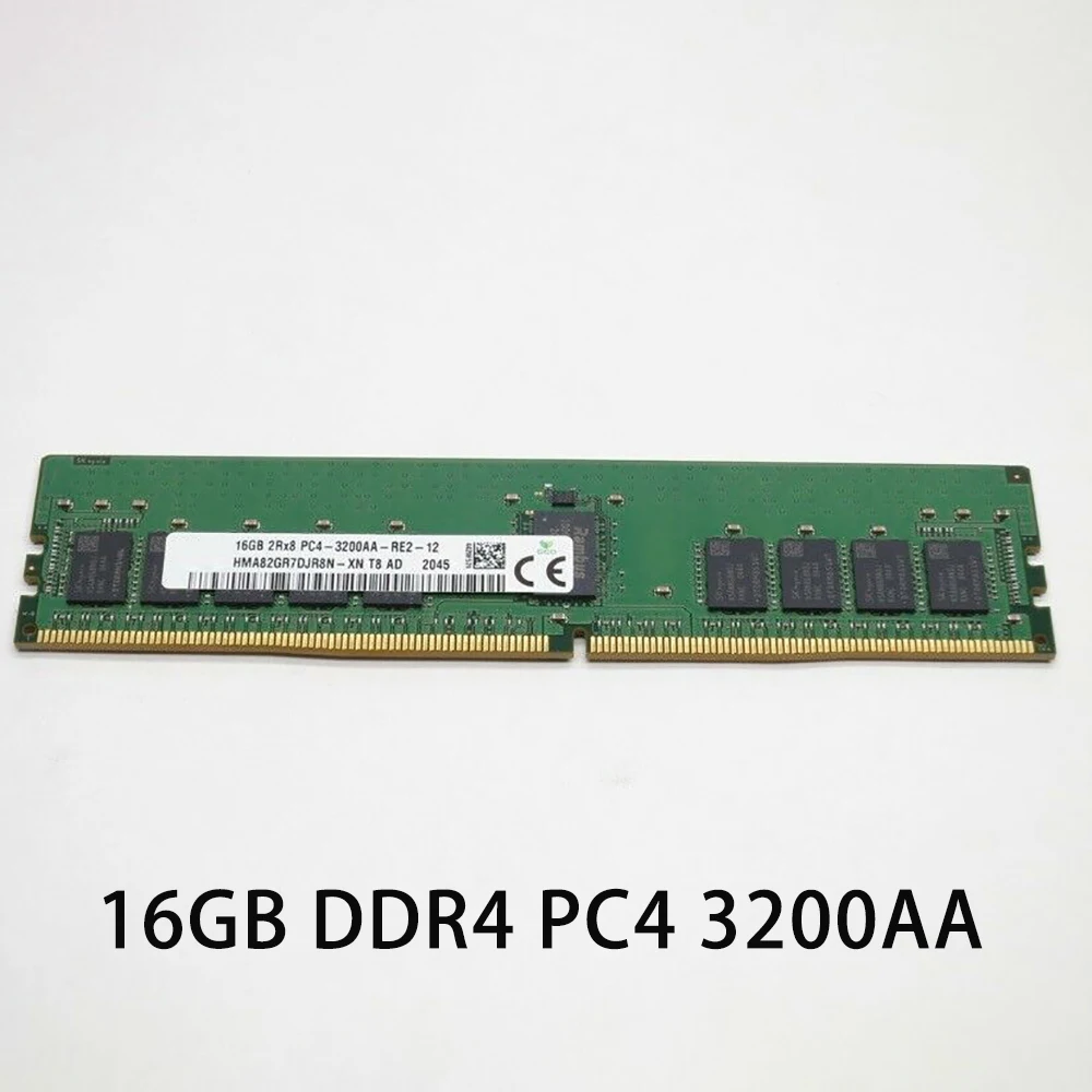 1PCS RAM 16G ECC For SK Hynix Memory HMA82GR7DJR8N-XN 16GB 2RX8 DDR4 PC4 3200AA