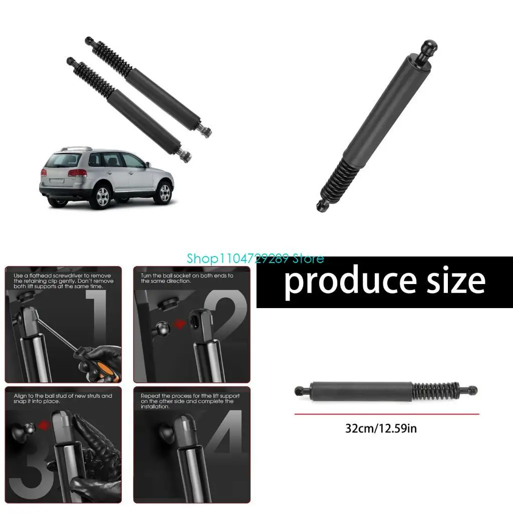 

D8KE Car Trunk Struts Tailgate Rear Boot Lift Struts 7L6827550N for 2002-2010
