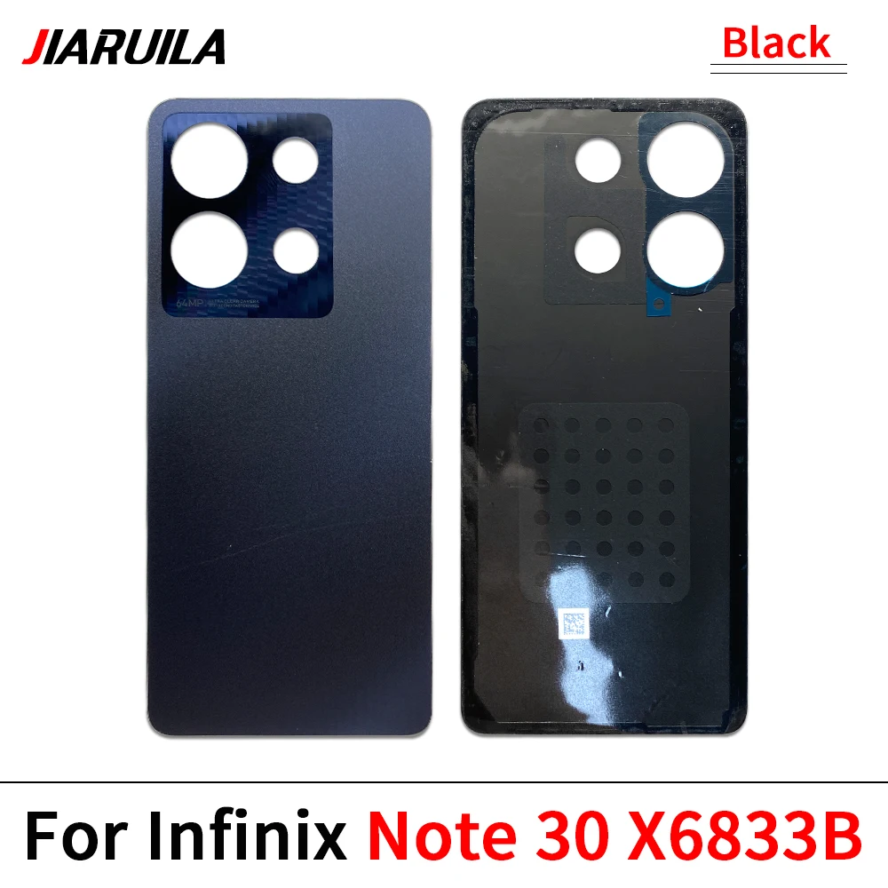 NEW For Infinix Note 30 X6833B 12 G96 X670  Hot 40i X6528B X6528 Battery Cover Back Panel Rear Door Housing Case Repair Patrs