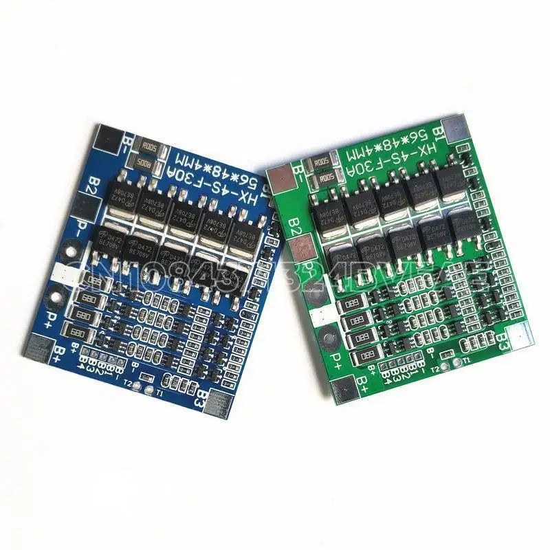 

4-string 14.8V lithium battery protection board with balanced 4-string 12.8V lithium iron phosphate battery protection board 30A