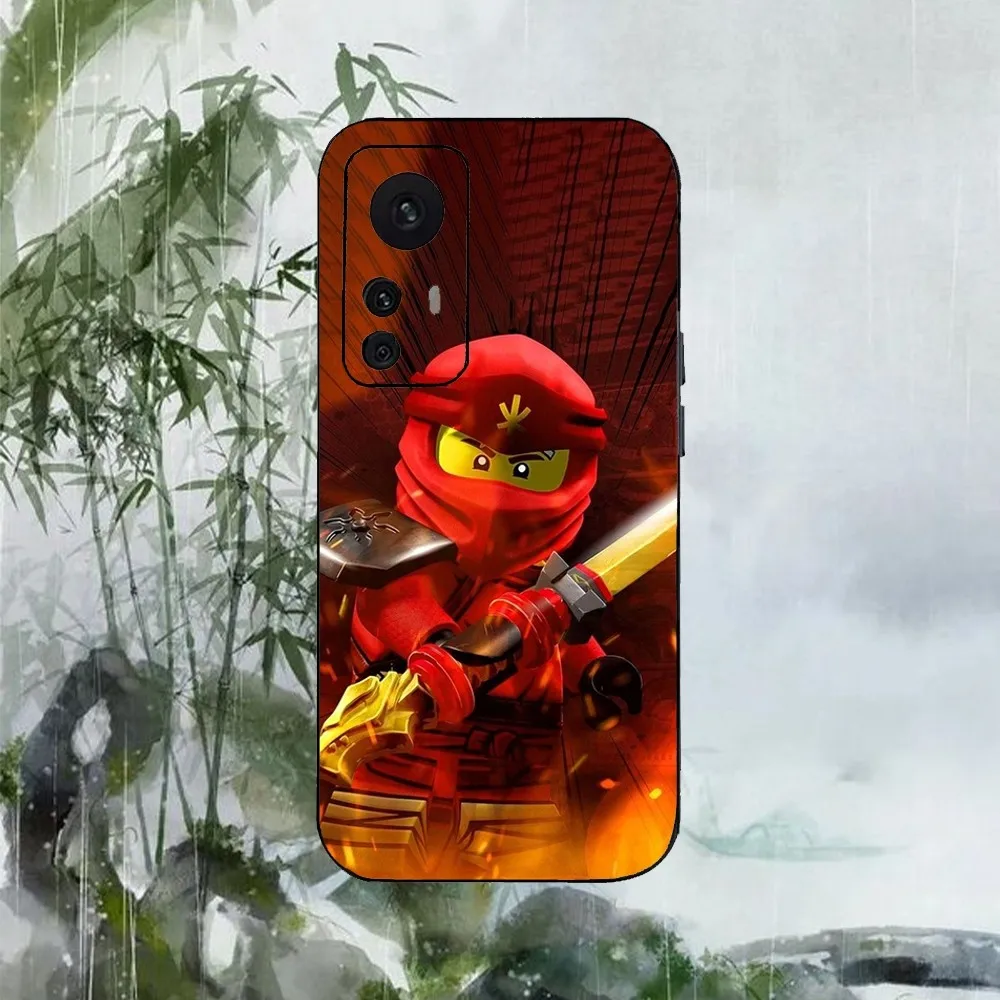 L-Lego N-Ninjago Phone Case For Xiaomi 11 Redmi Note 11 5G 8T 9A 9 10T Note8Pro Note9 12SUltra Black Case