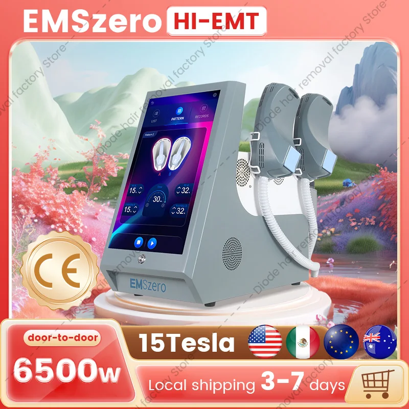 RF Body Sculpt Machine, Muscle Stimulate, Weight Loss Device, Pelvic Floor Pad CE, Emszero, Neo DLS-EMSLIM15Tesla, 6000W