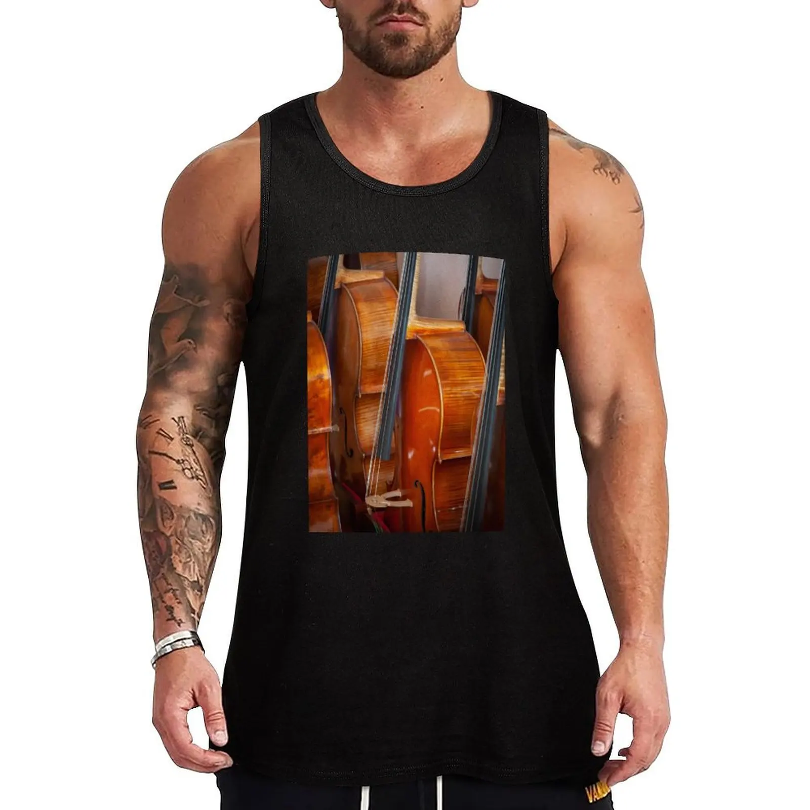 Cellos Tank Top Sleeveless top Men's sleeveless gym shirts summer muscular man