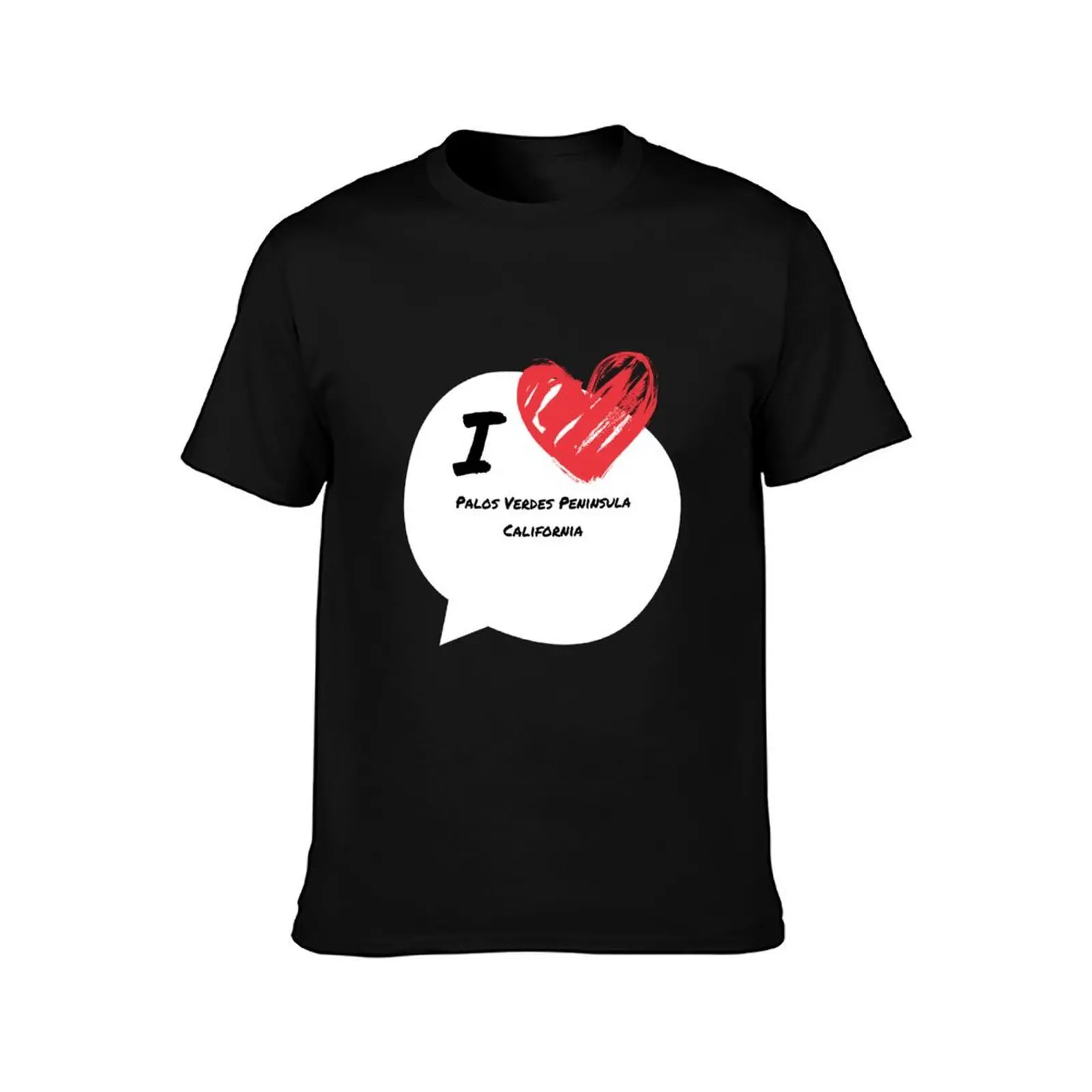 I love Palos Verdes Peninsula California T-Shirt Classic Basic Casual T-Shirt