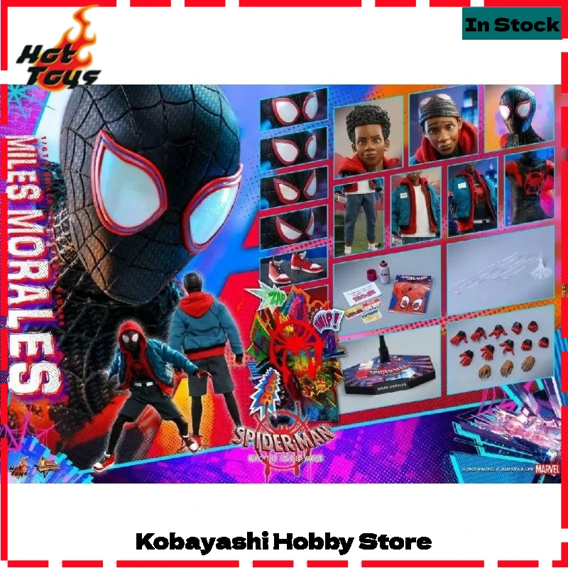 

Brand New in Stock Marvel Spider-Man Miles Morales Hot Toys MMS567 1/6 Movie Collectible Model