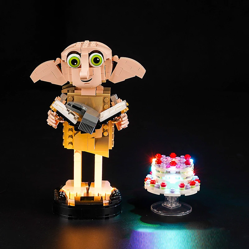 DIY-LED-Beleuchtungsset für LEGO 76421, Dobby the House Elf, Bausteinset (nur LED-Licht, ohne Blöcke, Modell)