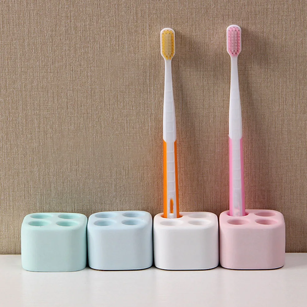 

Diatom Toothbrush Holder White Mini Stand Diatomite Lid Creative Base Stands Rack Portable Bathroom Storage Solution