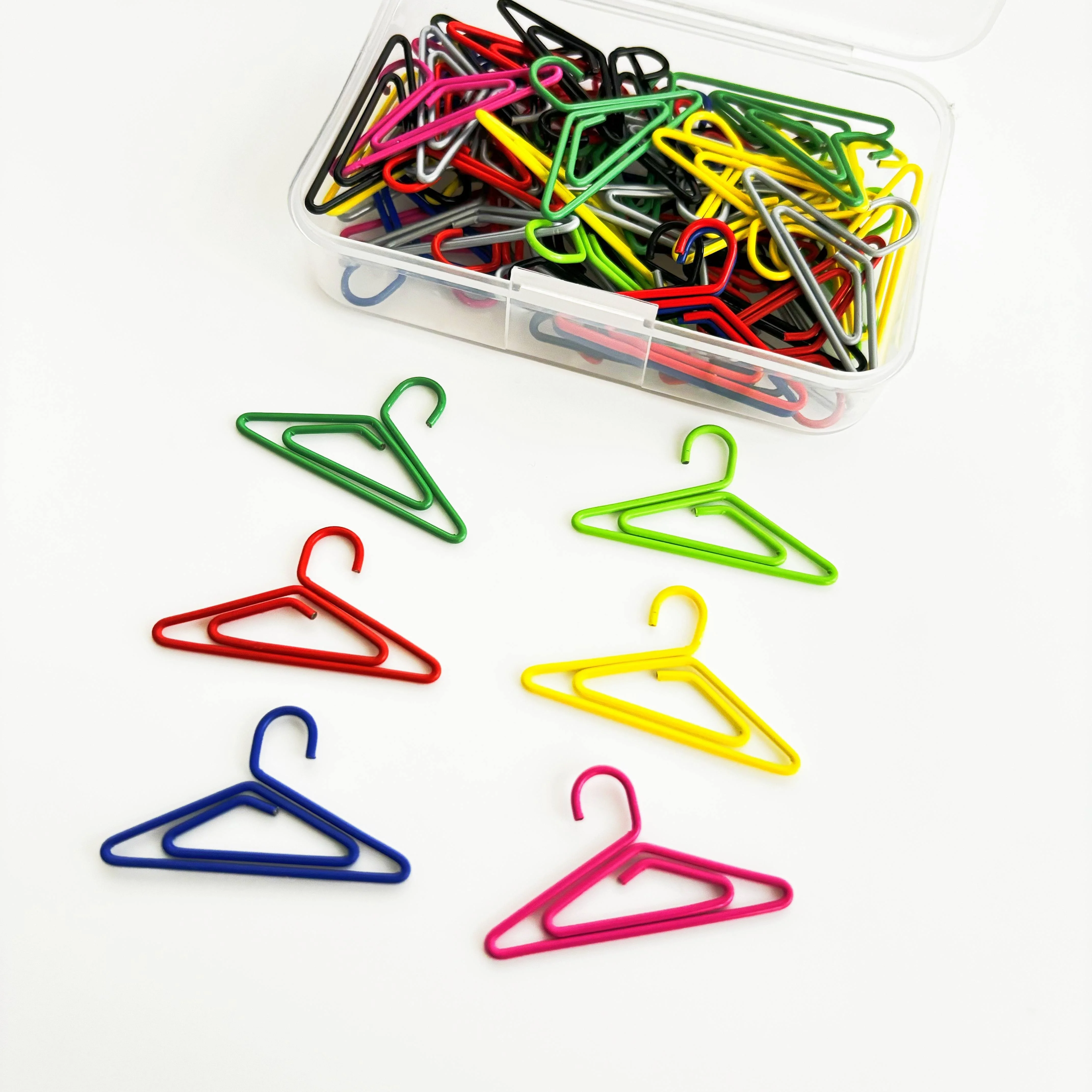 30pcs Small Hangers Designed As Paper Clips, Ideal for Office Supplies, School Projects, Artistic Gifts,And Organizing Documents