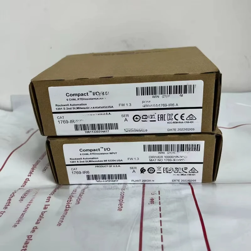 1769-IR6 SER Um módulo de entrada CompactLogix RTD 1769IR6/A novo selado de fábrica
