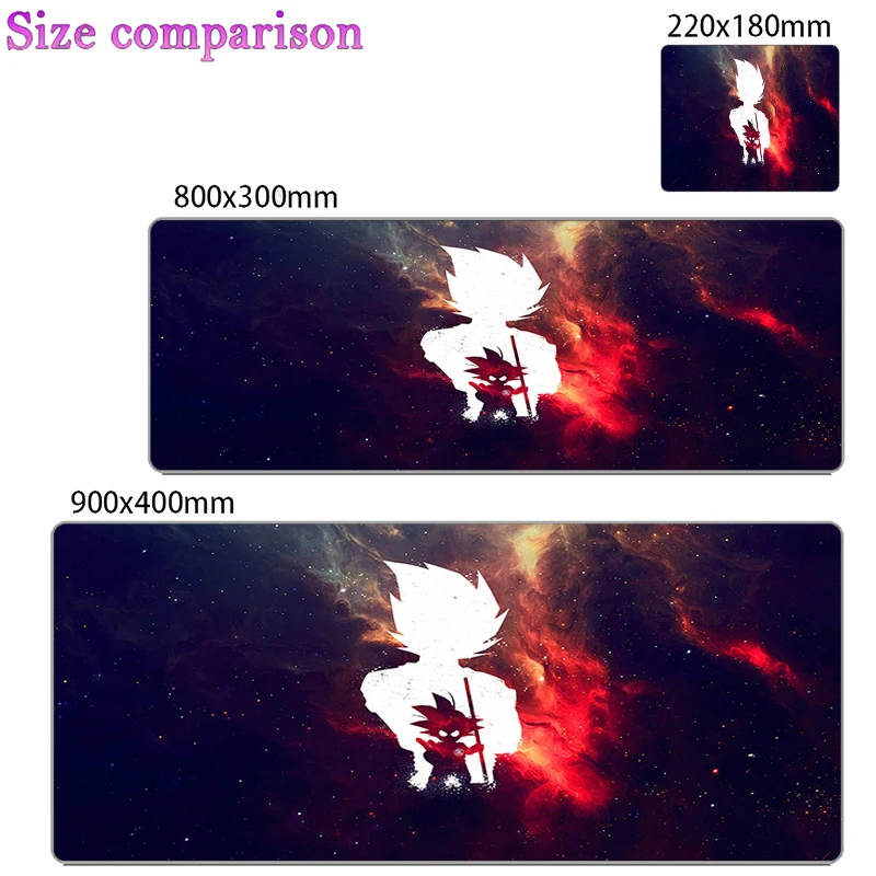 DBZ Mouse Pads Dragon Balll Z Gamer PC Computer Large 900x400 XXL Desk mat Keyboard Anime rug Gaming Accessories Mousepad Carpet