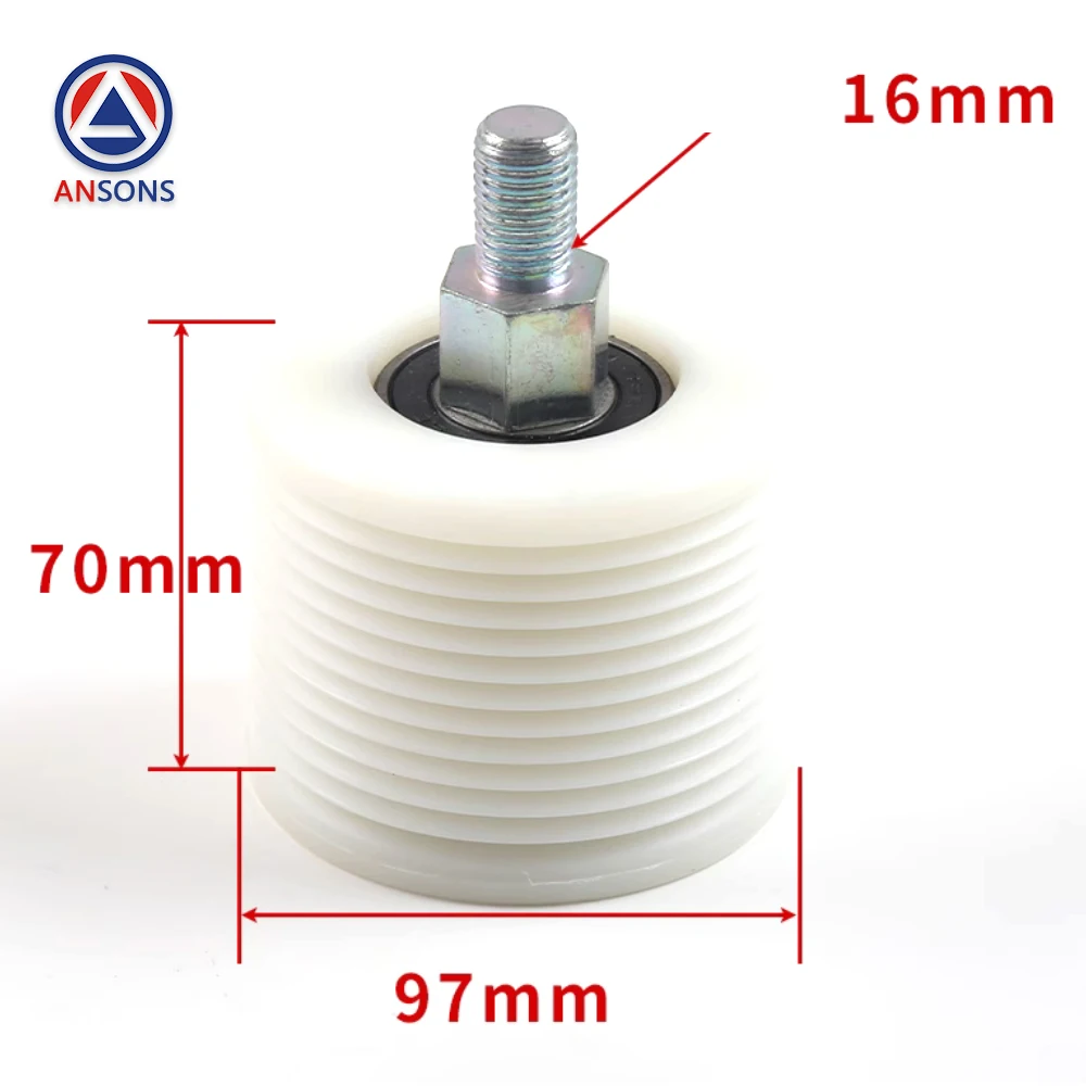 Poulie à plusieurs rainures pour escalator, dispositif de tension, main courante, pression, roue, Ansons, pièces de rechange pour ascenseur, 1841, 9300 S, R