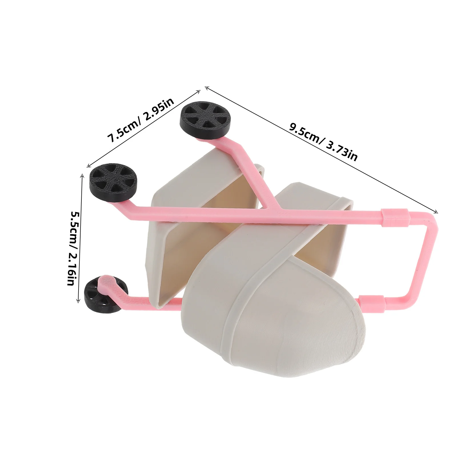 ミニチュア 1:12 ベビーカー 高シミュレーション プラスチック製ベビーカー 想像力豊かな遊び クリエイティブな子供の活動 ドールハウス家具