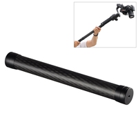 PULUZ Carbon Fiber Extension Monopod Pole Rod Extendable Stick For DJI / MOZA / Feiyu V2 / Zhiyun G5 / SPG Gimbal, Length: 35cm