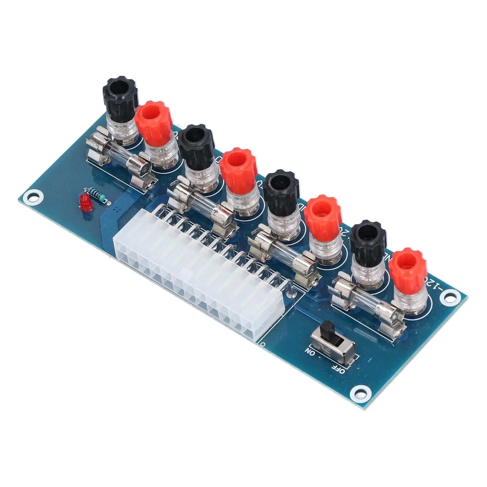 128x48.2mm ATX Power Board Copper Clad Laminate- 4 Outputs, 24 Pins- Computer Supply Module